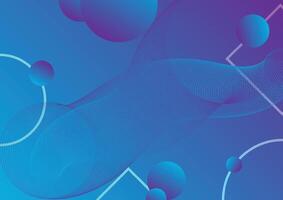 blue and purple geometric abstract on a purple background. For cover, book, web, presentation, and card. vector