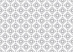 fioral ethnic fabric seamless pattern, line design, design for cloth, carpet, batik, wallpaper, wrapping etc. vector