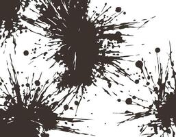 Ink Paint Brush Splatter Pattern, Grunge rusty dirty Texture illustration Abstract Background Design Element vector