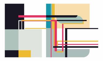 Flat Design Animals in Simple Style vector