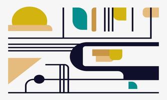 Minimalistic Abstract Art vector