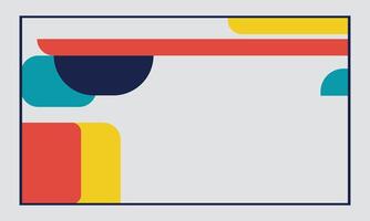 Simple Flat Design Patterns vector
