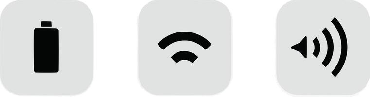 a set of four different types of wireless devices vector