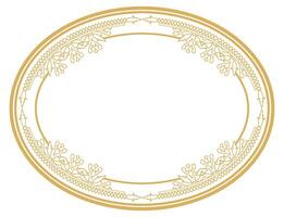 Victorian Ornamental Frame with Decorative Abstract Calligraphy and Flourish. vector