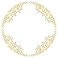 Ornamental Frame with Vintage Elegance and Timeless Style Element. vector