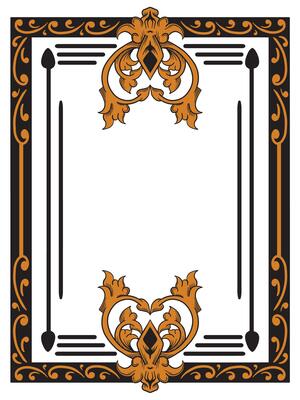 Exclusive Ornate Frame for Premium Invitations