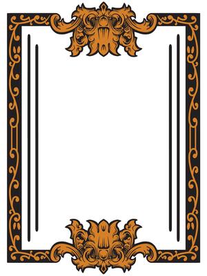 Classic Ornamental Border for Luxury Certificates