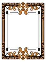 Ornamental Frame for Prestigious Certificates vector