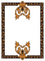 Stylish Ornamental Frame for Modern Graphic Design vector