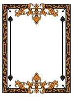 Artistic Ornate Frame for Stylish Branding vector