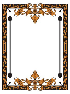 Artistic Ornate Frame for Stylish Branding