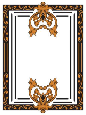 Decorative Ornamental Border for Premium Branding