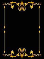 Decorative Flourish Frame for Sophisticated Projects vector