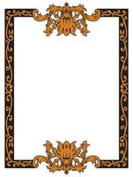 Stylish Ornate Border for High-End Branding vector