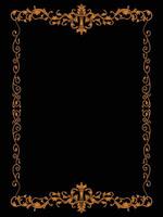 Grand Ornamental Frame for Premium Event Branding vector