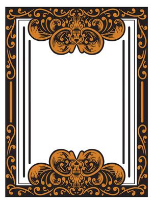 Ornamental Border for High-End Event Branding
