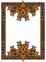 Ornamental Decorative Frame for Timeless Branding vector