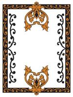 Hand-Drawn Ornamental Frame with Delicate Borders vector