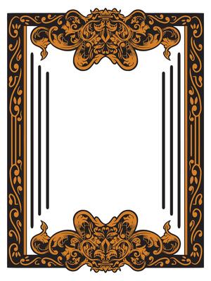 Prestige Ornamental Frame for Formal Event Designs