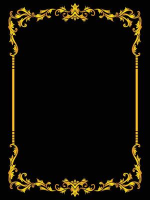 Elegant Ornamental Wedding Frame for Beautiful Celebrations