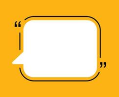 Testimonial banner infographic background. Infographic quote bubble template illustration. vector