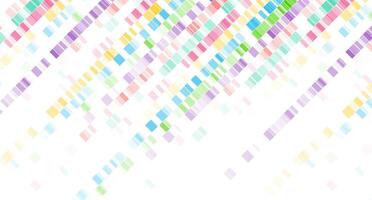 Colorful squares abstract minimal geometric background vector
