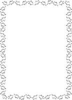 Oak leaves line art frame. Doodle leaf Thanksgiving template. Frame with empty space for your text vector