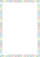 Playing Football sport frame. Colorful design for players template. Frame with empty space for your tex vector