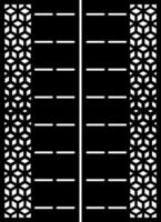 Geometric design with cube patterns vector