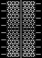 Geometric Cube Patterned Decorative Panel vector