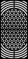 Geometric Cube Pattern Design vector
