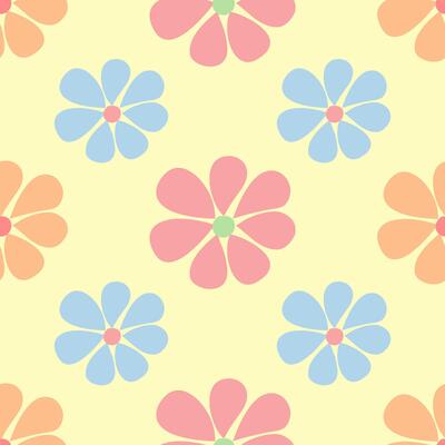 Multi-style floral garden pattern fabric in various colors