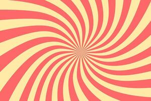Sunburst Twist Spring Color pattern Background red and yellow color vector