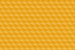Seamless Pattern Honeycomb Background with hexagon grid cells vector