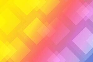 Abstract Geometric Background Rectangle shape with colorful Gradient vector