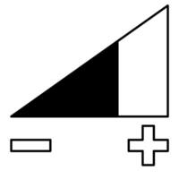 Volume Solid icon vector