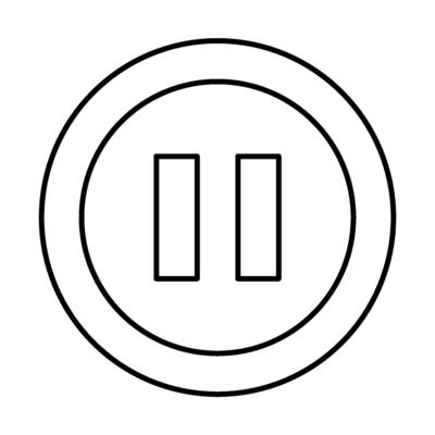 Pause Outline icon