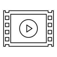 Live outine icon style vector