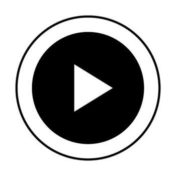 Play Solid icon vector