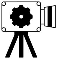 Production Solid icon vector