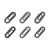 Paper Clip Icon Graphic Design File for Digital Projects vector