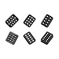 Tablet Strip Icon Graphic Design for Digital Projects vector
