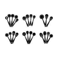 Measuring Spoons Graphics Design Files for Digital Products vector