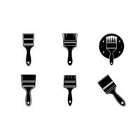 Paintbrush Icon Graphic Design File for Creative Projects vector