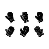 Premium oven mitt icon graphic design for digital use, ideal for microstock websites and projects vector