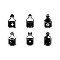 Download a sleek, bottle with liquid icon, perfect for digital designs, branding, and product packaging vector