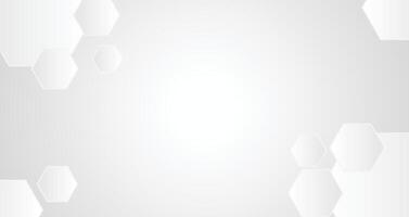 Abstract business hexagon white background design. vector