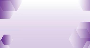 Simple hexagonal white background for business vector