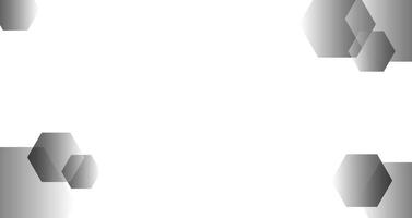 Hexagonal white business background vector
