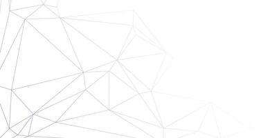 Abstract business technology particle white background vector